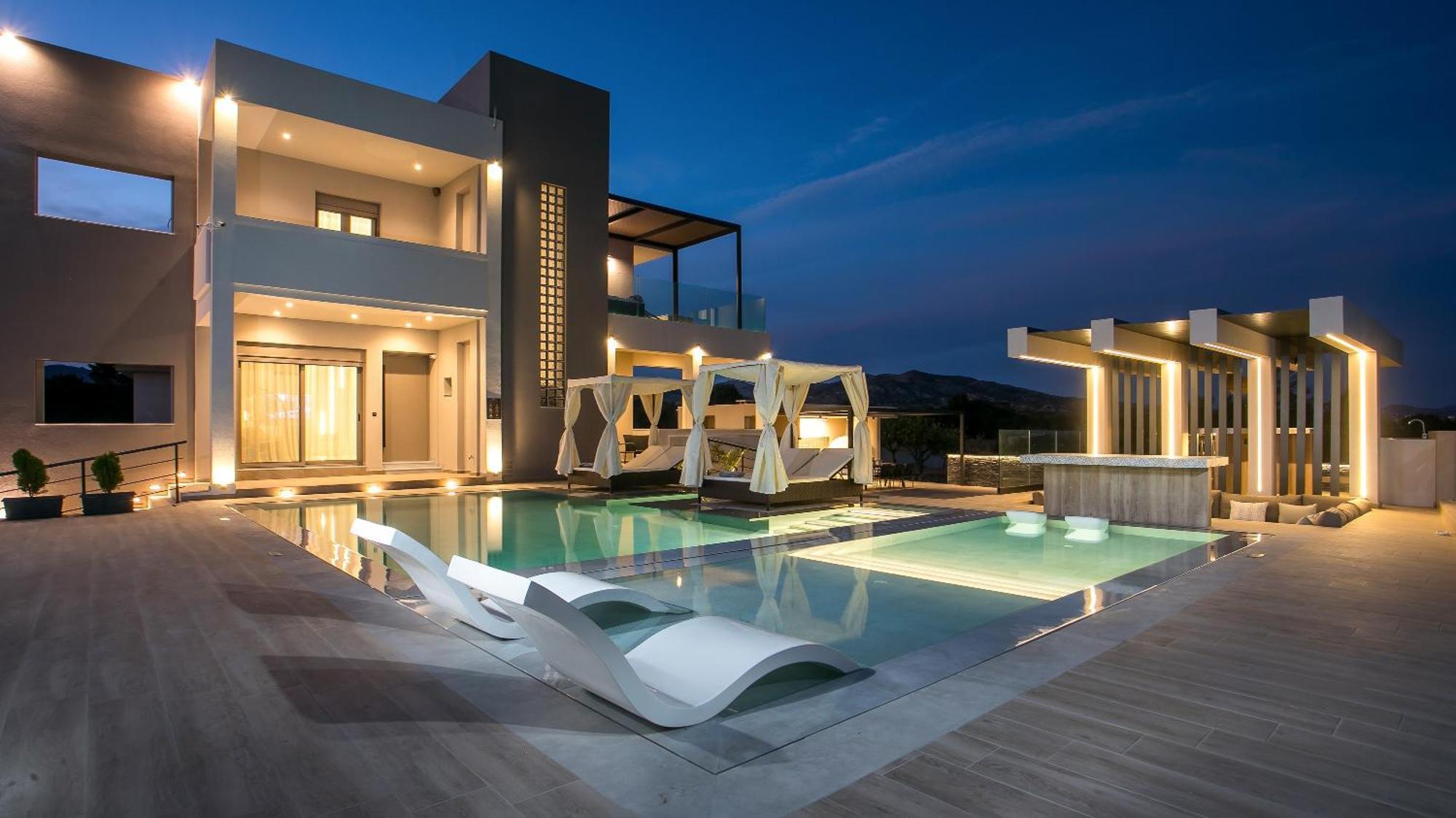 Grand Aqua Luxury By Mintzi Villa Gennadi